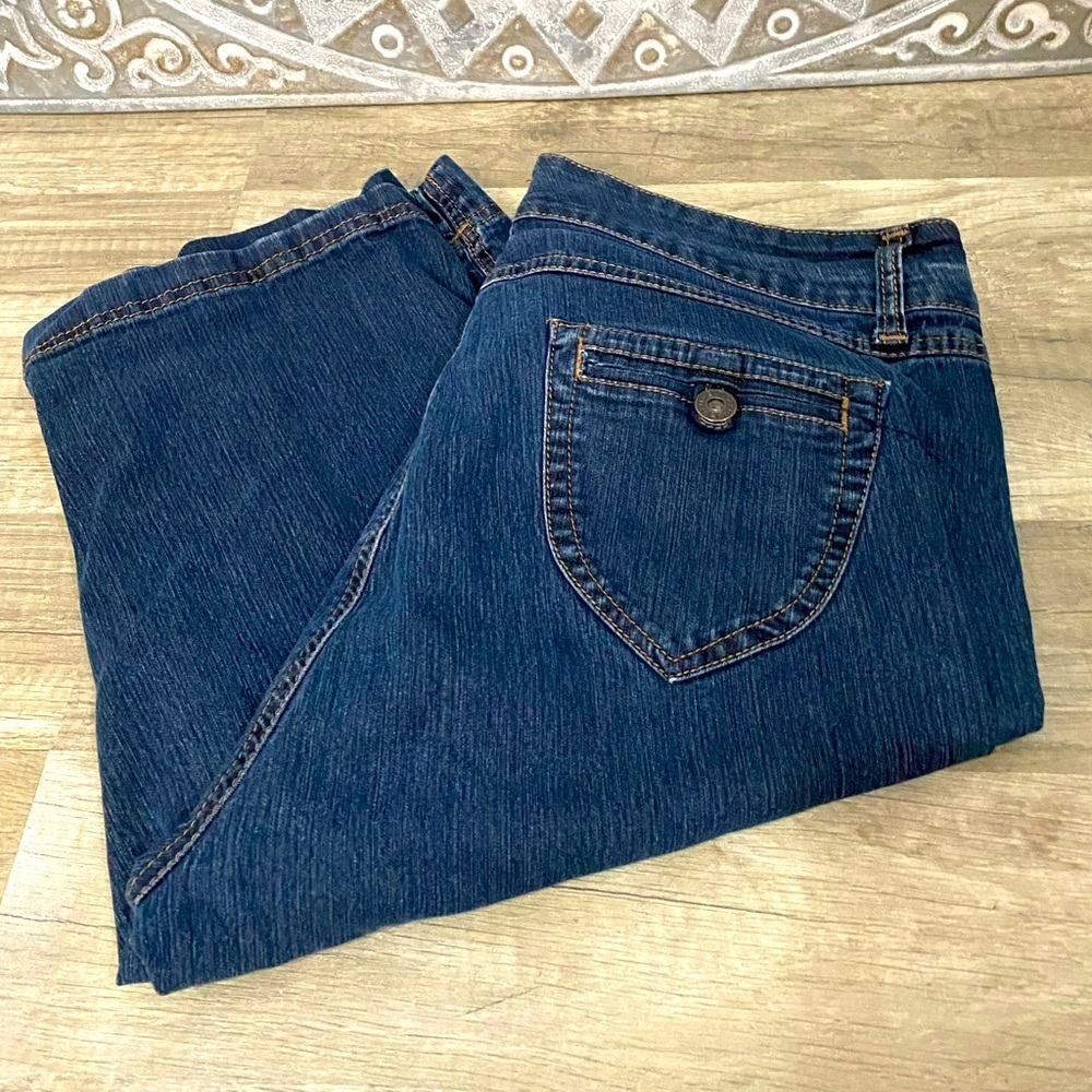 Bandolino Blu Dark Denim Bermuda Short Size 14